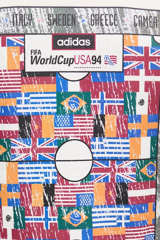 adidas Originals T-shirt męski bawełniany KD1430 beżowy