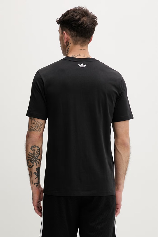 Odzież adidas Originals T-shirt męski bawełniany KD1444 czarny