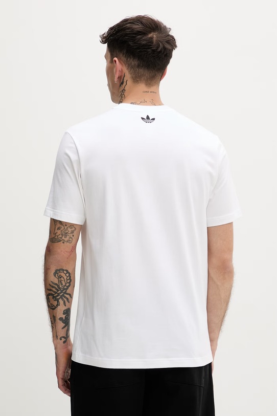 Odzież adidas Originals t-shirt męski bawełniany KD3817 biały