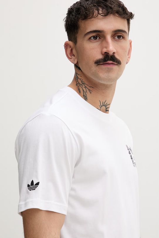 adidas Originals T-shirt da uomo in cotone USA 94 beige KD3819