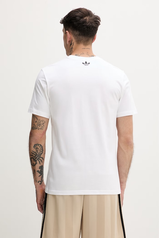 Odzież adidas Originals T-shirt męski bawełniany Anime KD3826 beżowy