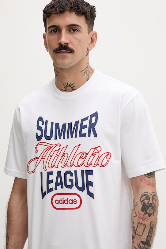 adidas Originals T-shirt męski bawełniany biały KD6565