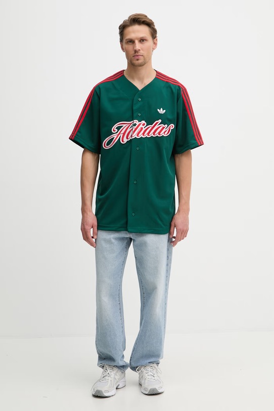 adidas Originals T-shirt męski KE2245 zielony SS26