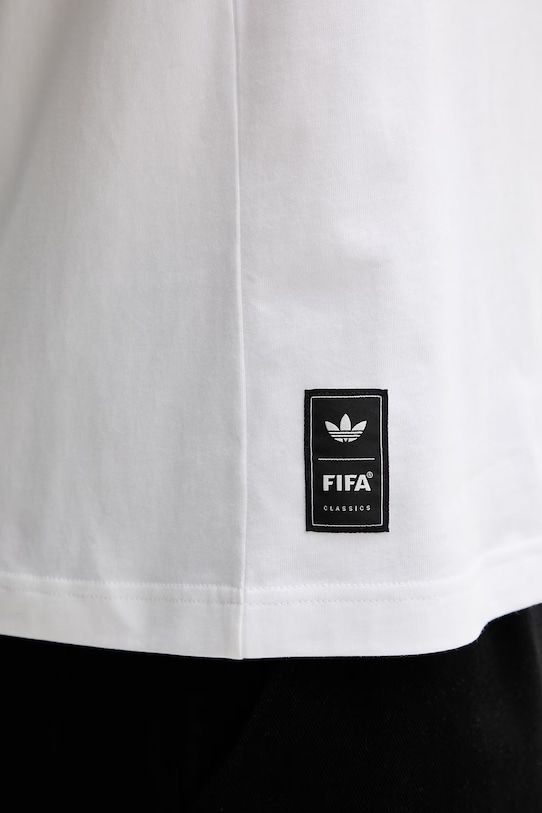 adidas Originals T-shirt męski bawełniany KE2745 biały