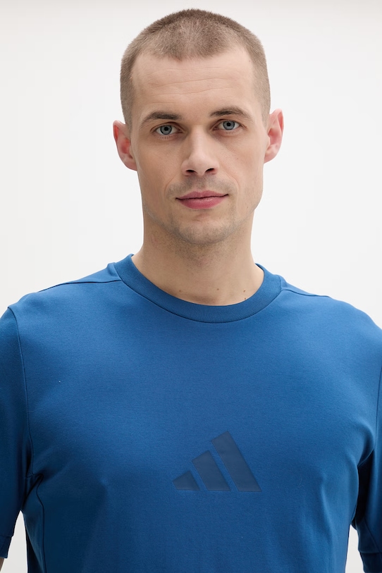 adidas t-shirt męski bawełniany x Z.N.E turkusowy KR0204