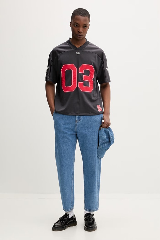 adidas Originals T-shirt męski KU9215 szary SS26