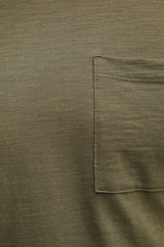 Pánske bavlnené tričko Sisley 3WF0S1052 zelená