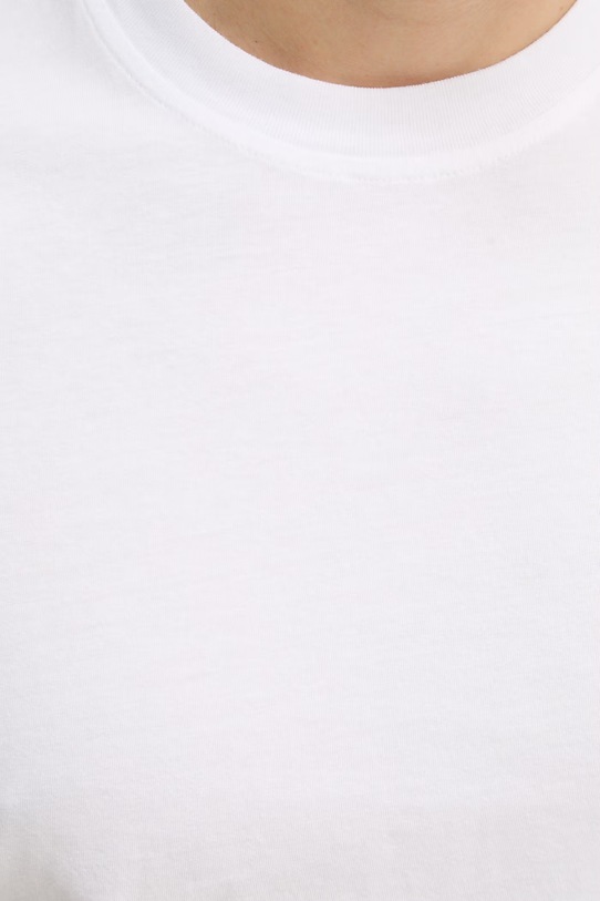 Sisley t-shirt bawełniany 3XDTS104R biały