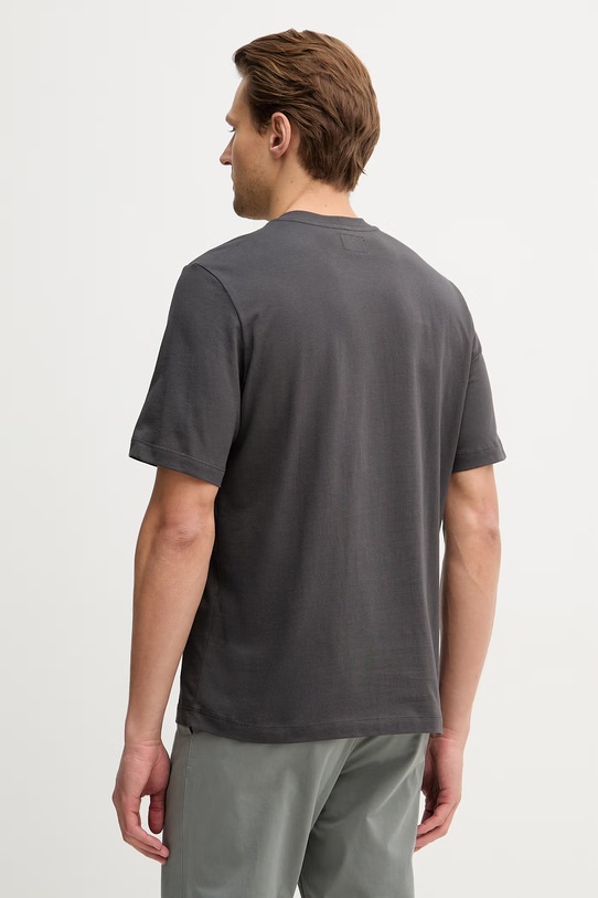 Odzież Sisley t-shirt bawełniany 3XDTS104R szary