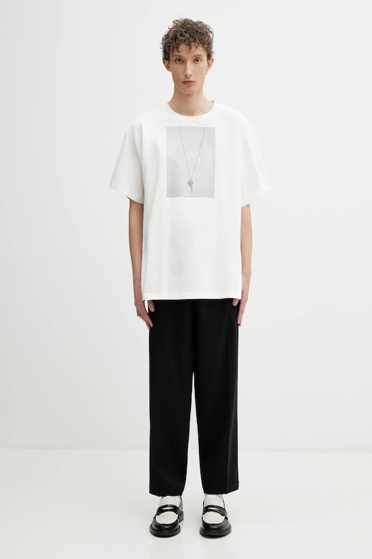 MM6 Maison Margiela t-shirt in cotone SH0GC0068.M20050 bianco