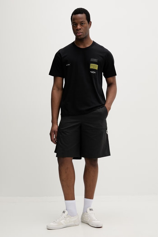 MM6 Maison Margiela t-shirt bawełniany SH0GC0069.S24311 czarny SS26