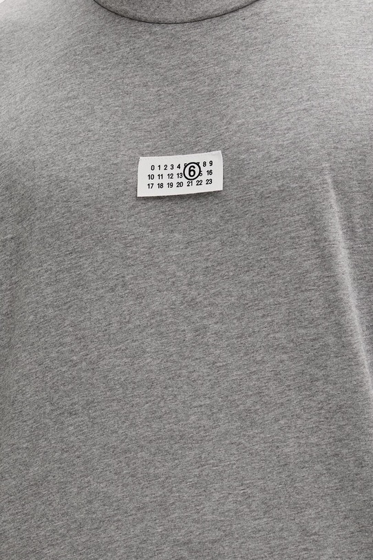 MM6 Maison Margiela t-shirt bawełniany SH0GC0071.M20170 szary
