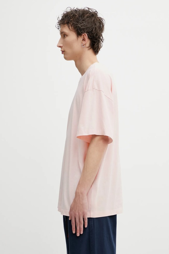 MM6 Maison Margiela t-shirt bawełniany SH0GC0071.M20170 różowy SS26