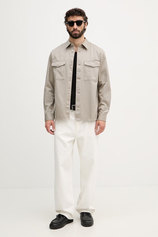 Calvin Klein Jeans top muški s pamukom LV04RF272G crna SS26