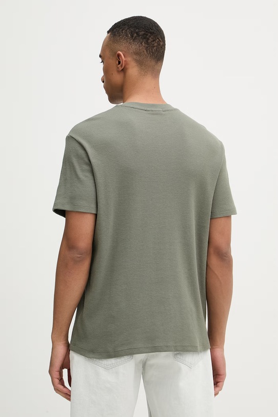 Odzież Calvin Klein Jeans t-shirt męski z bawełną LV04RD008G zielony