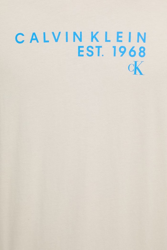Calvin Klein Jeans t-shirt męski bawełniany LV04RF800G beżowy