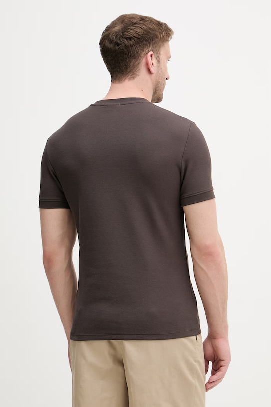 Oblečenie Calvin Klein Jeans tričko pánske s bavlnou LV04RF206G hnedá