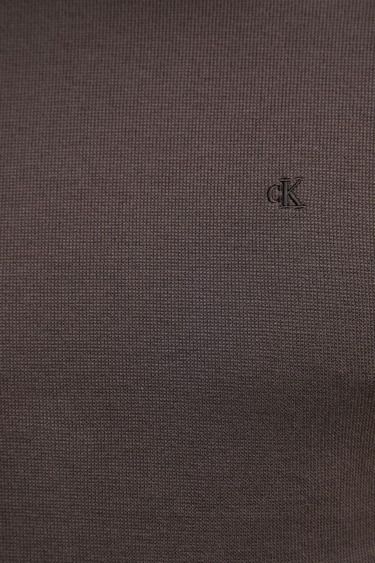 Calvin Klein Jeans kratka majica moška z bombažem LV04RF206G rjava