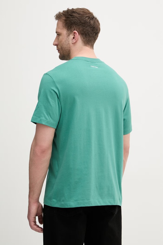 Ρούχα Calvin Klein Jeans t-shirt ανδρικό βαμβακερό LV04RF294G πράσινο