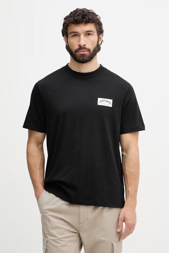 Calvin Klein Jeans tricou pentru bărbați, din bumbac negru LV04RF294G