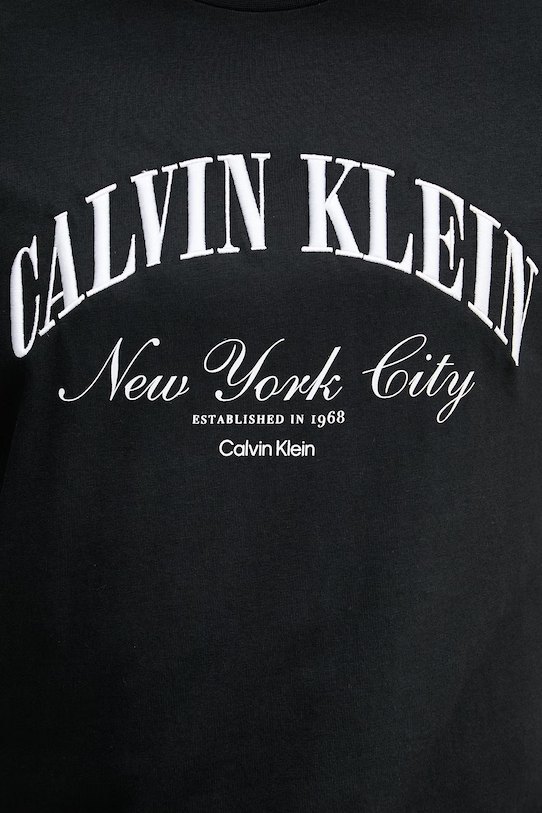 Calvin Klein Jeans t-shirt ανδρικό βαμβακερό LV04RF820G μαύρο