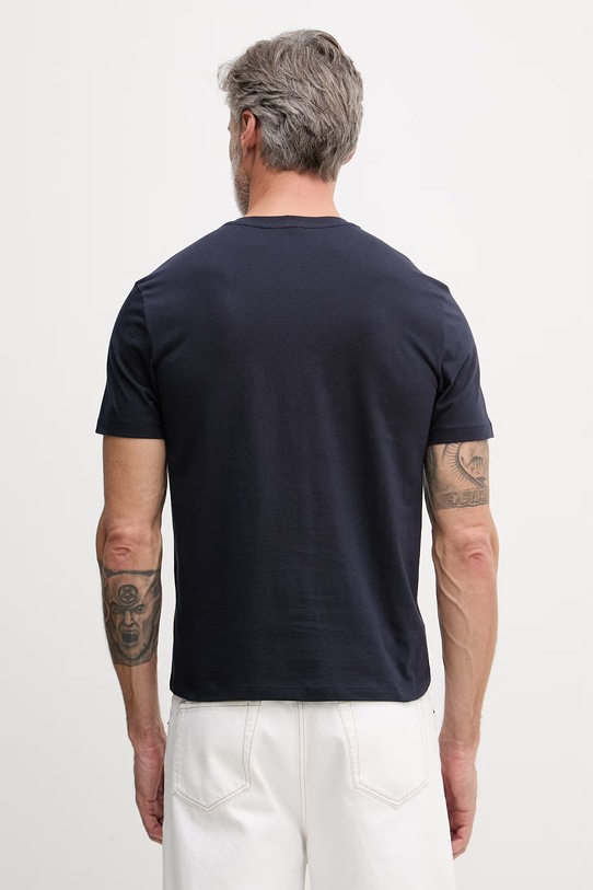 Odzież United Colors of Benetton t-shirt męski bawełniany 39VFU1096 granatowy