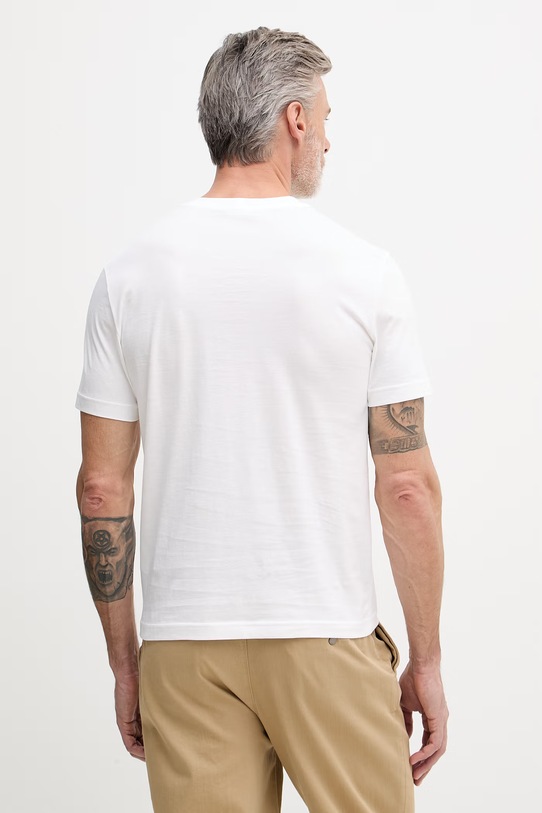 Odzież United Colors of Benetton t-shirt męski bawełniany 3H3WU10BJ biały