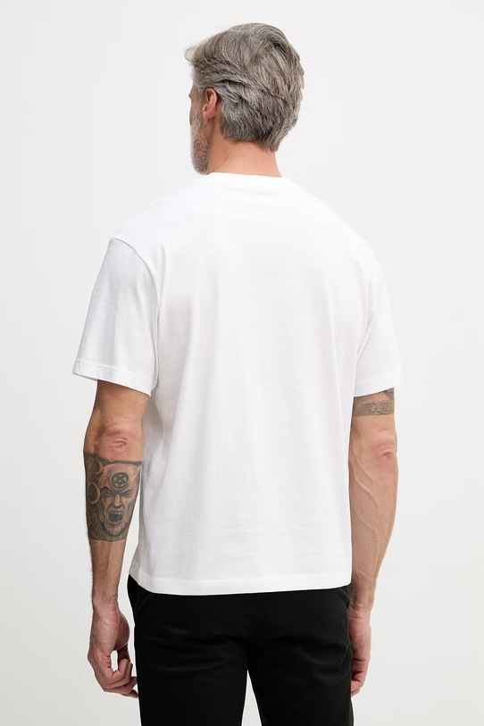 Odzież United Colors of Benetton t-shirt męski bawełniany 3MI5U10BO beżowy