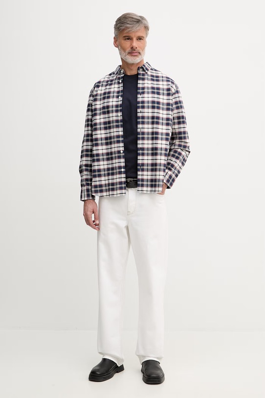 United Colors of Benetton t-shirt męski bawełniany 3MI5U10BO granatowy SS26