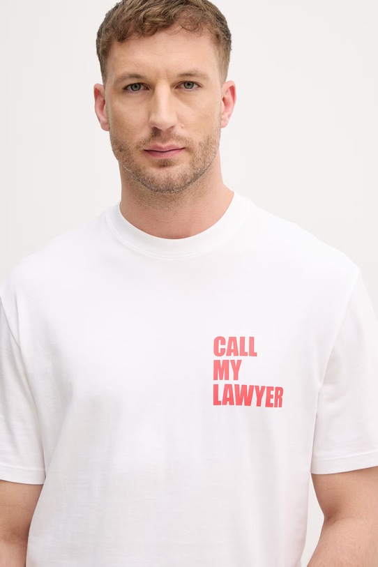 United Colors of Benetton t-shirt męski bawełniany biały 3MI5U10BW