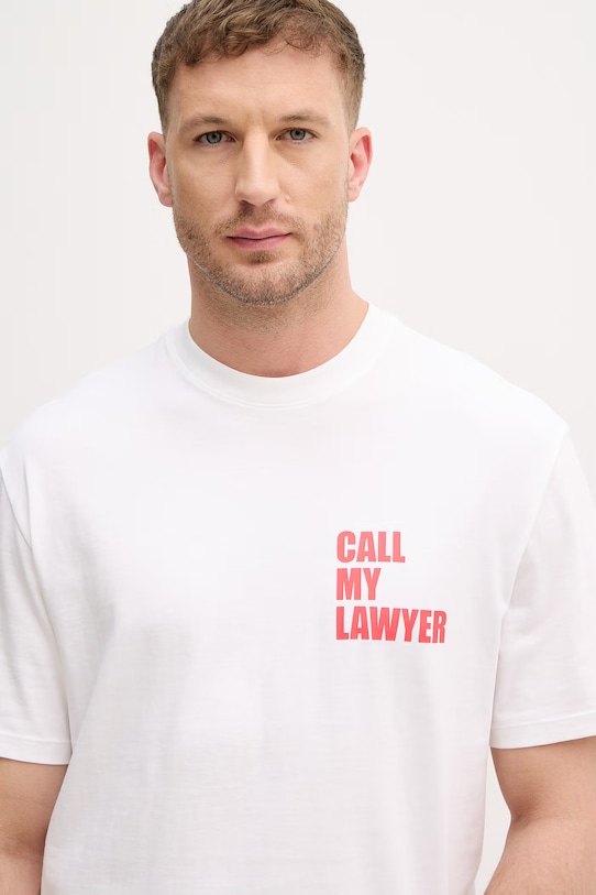 United Colors of Benetton t-shirt męski bawełniany biały 3MI5U10BW