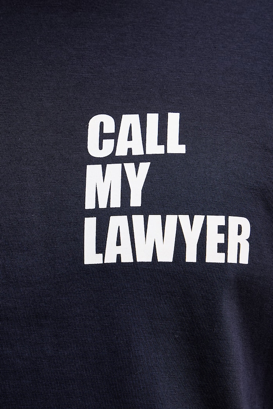 United Colors of Benetton t-shirt męski bawełniany 3MI5U10BW granatowy