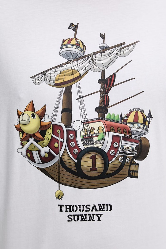 United Colors of Benetton t-shirt męski bawełniany 3MI5U10BZ biały