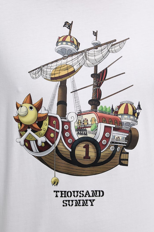 United Colors of Benetton t-shirt męski bawełniany 3MI5U10BZ biały