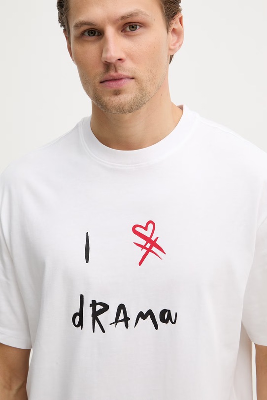 United Colors of Benetton t-shirt bawełniany biały 3MI5U10C0