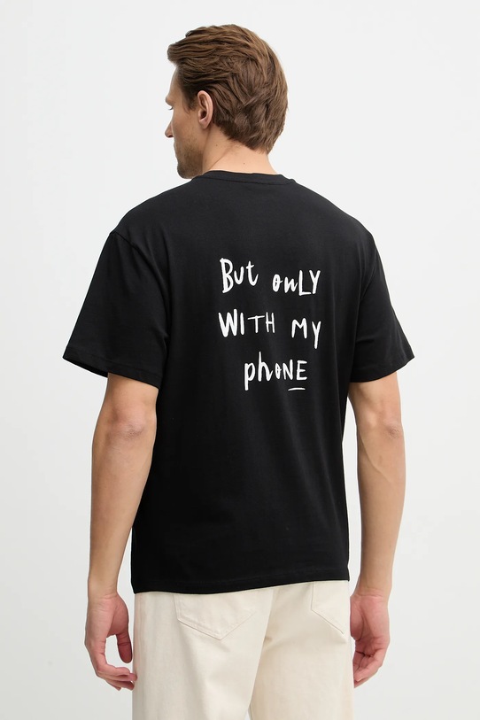 Odzież United Colors of Benetton t-shirt bawełniany 3MI5U10C0 czarny