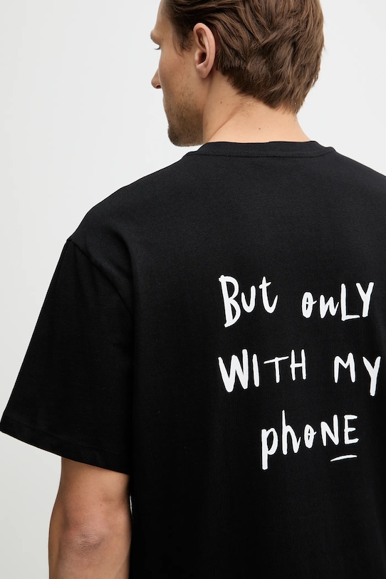 United Colors of Benetton t-shirt bawełniany 3MI5U10C0 czarny