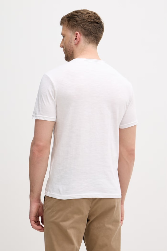 Odzież United Colors of Benetton t-shirt męski bawełniany 3N78U10C2 beżowy