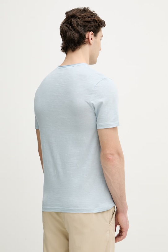 Дрехи United Colors of Benetton тениска мъжка памучна 3N78U10C2 син