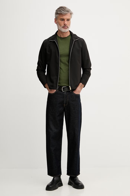 United Colors of Benetton t-shirt męski bawełniany 3N78U10C2 zielony SS26