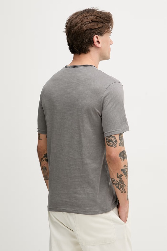 Odzież United Colors of Benetton t-shirt męski bawełniany 3N78U10C2 szary