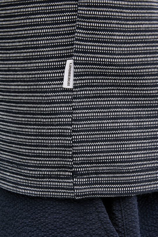 Lindbergh t-shirt męski bawełniany 30.400117 granatowy