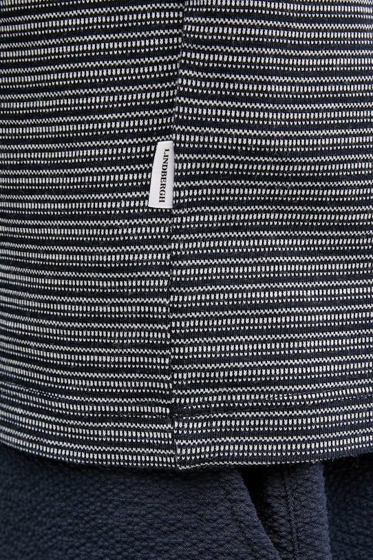 Lindbergh t-shirt męski bawełniany 30.400117 granatowy