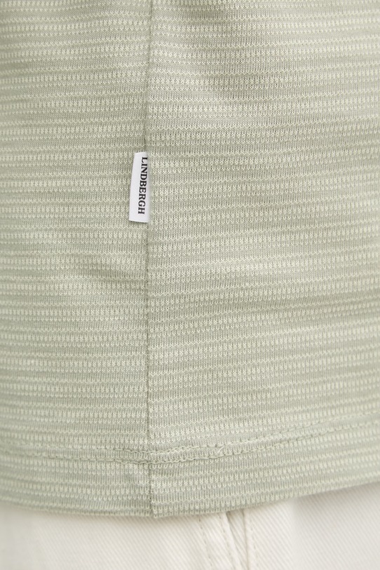 Lindbergh t-shirt męski bawełniany 30.400117 zielony