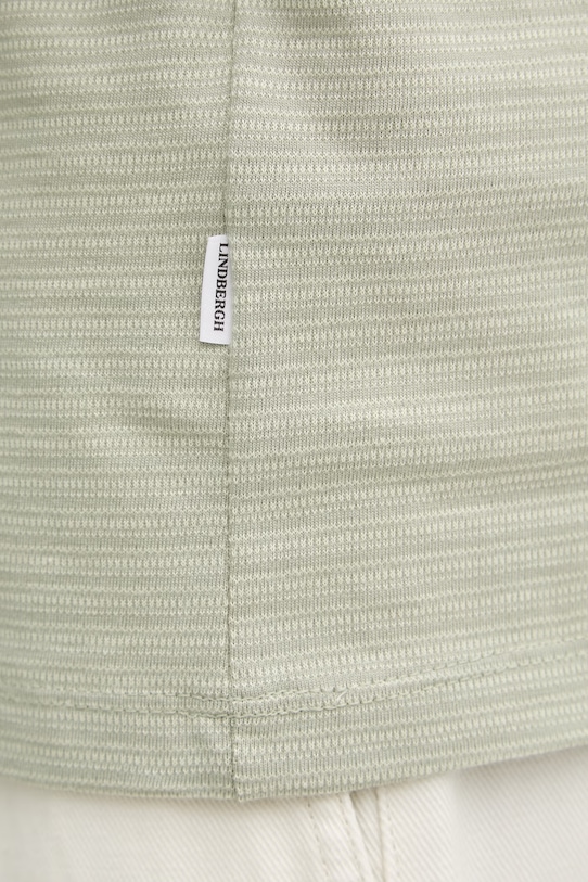 Lindbergh t-shirt męski bawełniany 30.400117 zielony