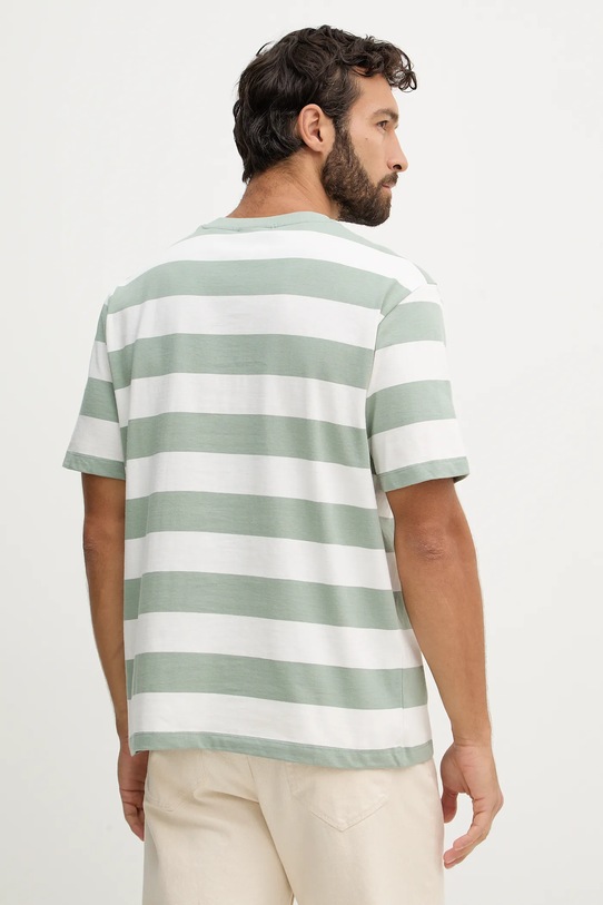 Odzież Lindbergh t-shirt bawełniany 30.400146 zielony