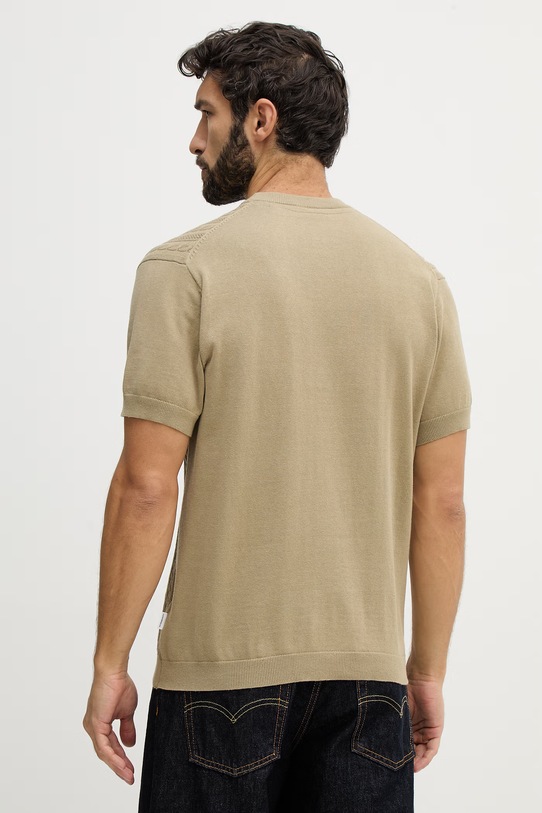 Odzież Lindbergh t-shirt bawełniany 30.804115 zielony