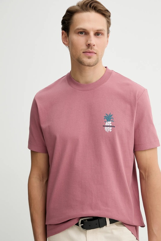 Marc O'Polo t-shirt bawełniany różowy 5000008133