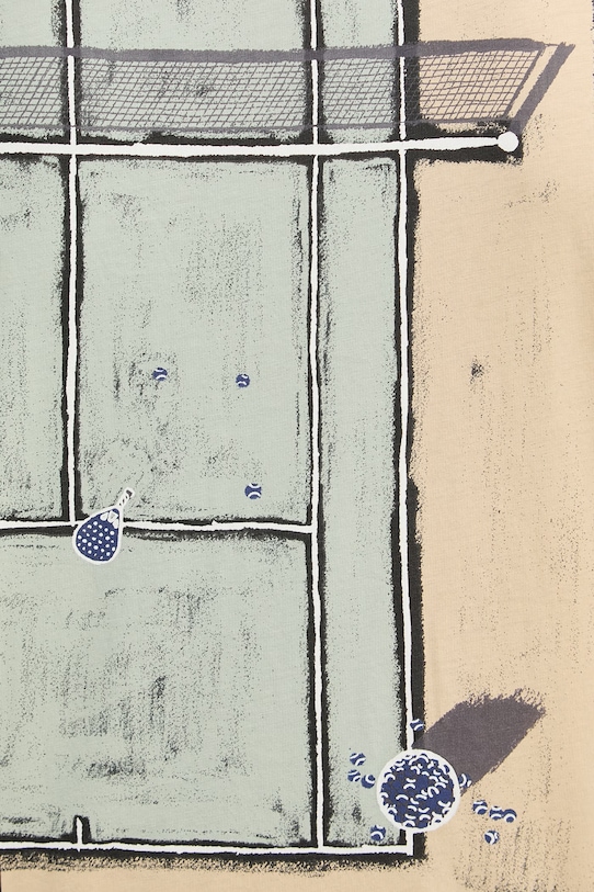 Marc O'Polo T-shirt basic męski bawełniany 5000008208 beżowy