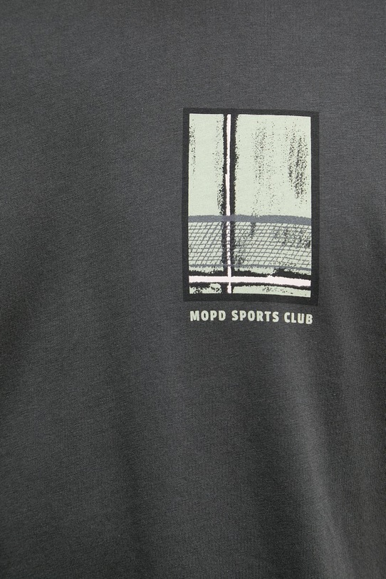 Marc O'Polo T-shirt basic męski bawełniany 5000008208 szary